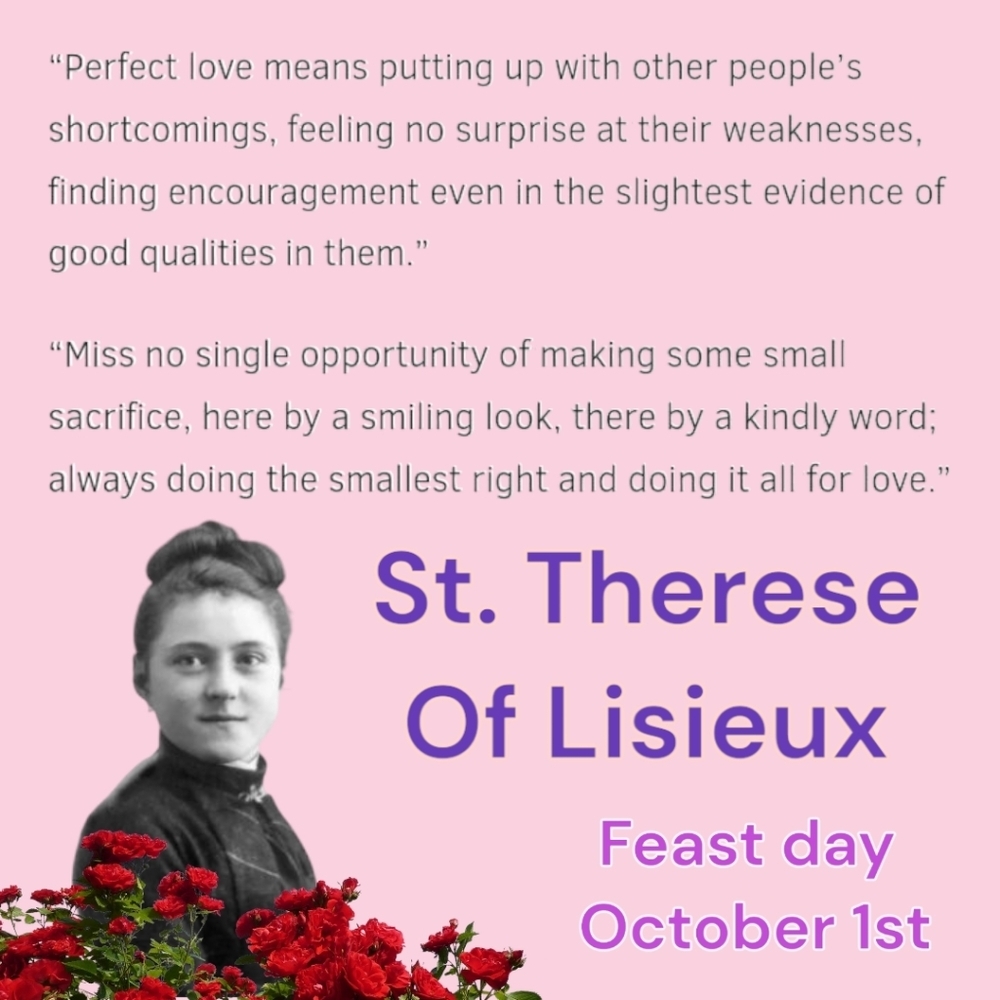🌹 Feast day Oct. 1 🌹 - Picture 3 of 3